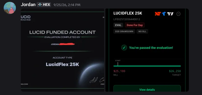 Jordan’s funded-account update