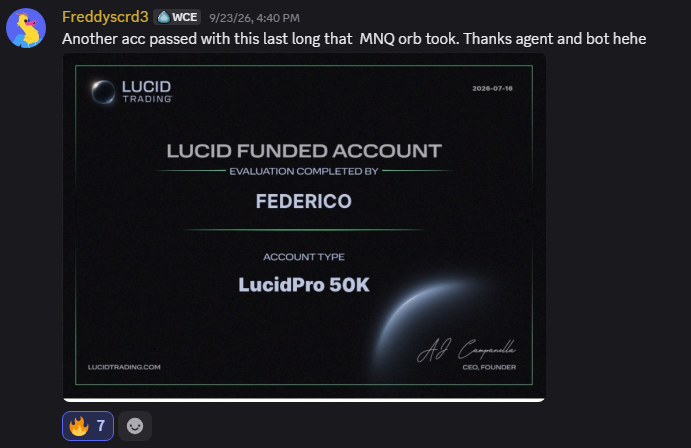 Lucid funded-account update from the community